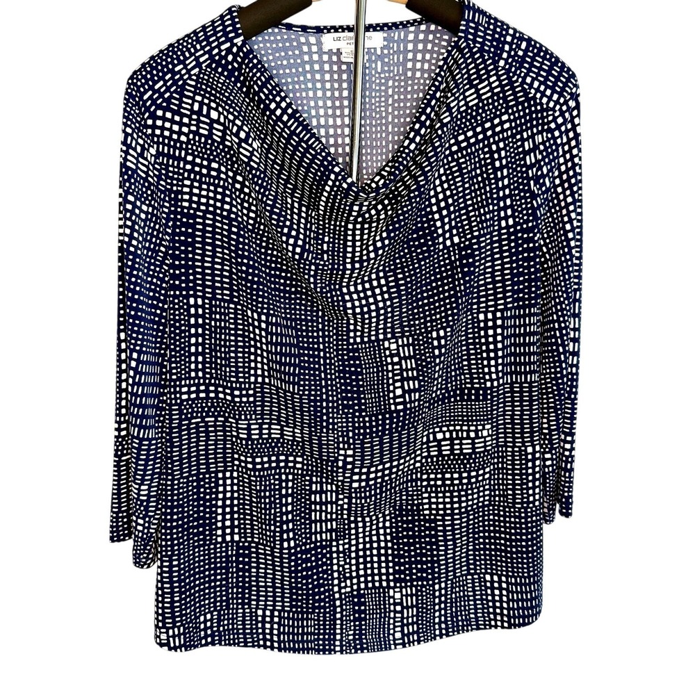 Liz Claiborne Womens PXL Blouse Office Career Feminine Classic Basic Essential